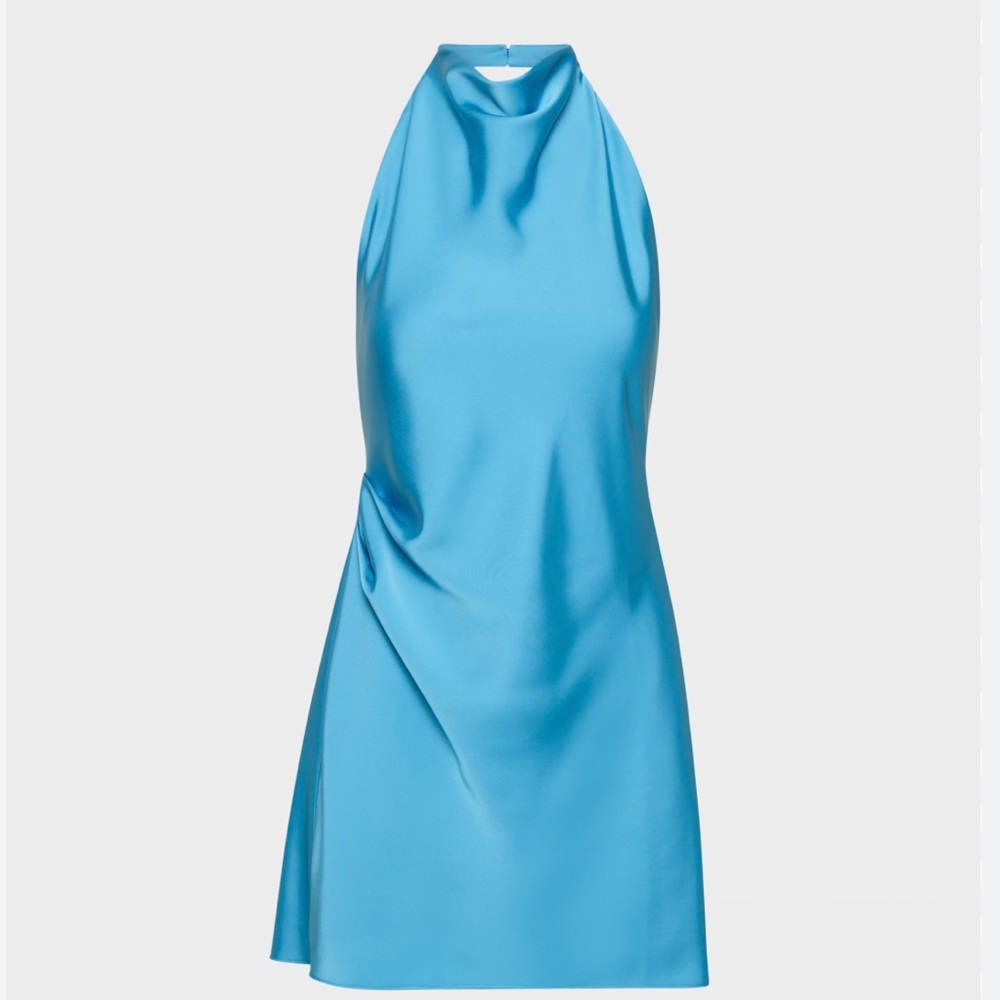 Aritzia satin audience mini dress